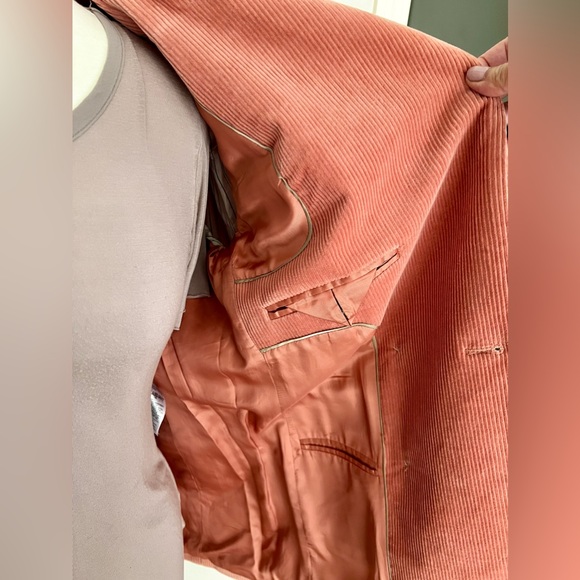 Banana Republic DB Corduroy Blazer, Pink Blush, size 4 - Picture 7 of 13
